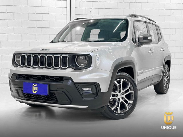 Jeep Renegade 1.3 T270 TURBO FLEX LONGITUDE AT6 2022 prata à venda na Unique Automóveis em Indaiatuba — foto 2