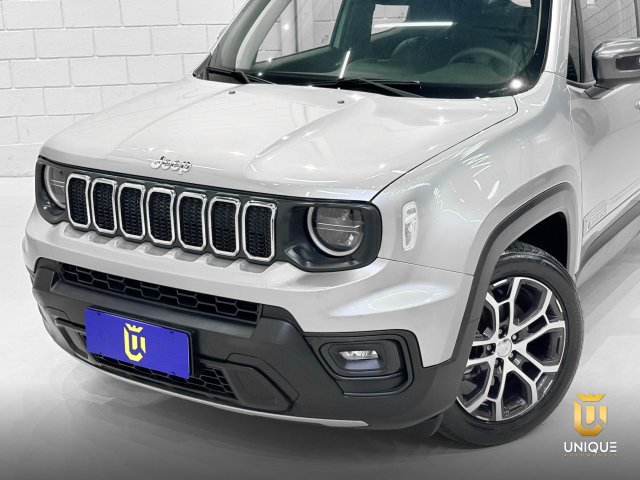 Jeep Renegade 1.3 T270 TURBO FLEX LONGITUDE AT6 2022 prata à venda na Unique Automóveis em Indaiatuba — foto 3