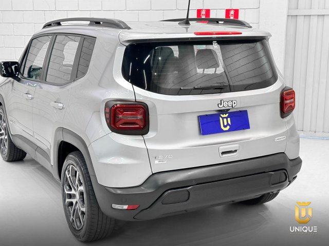 Jeep Renegade 1.3 T270 TURBO FLEX LONGITUDE AT6 2022 prata à venda na Unique Automóveis em Indaiatuba — foto 6
