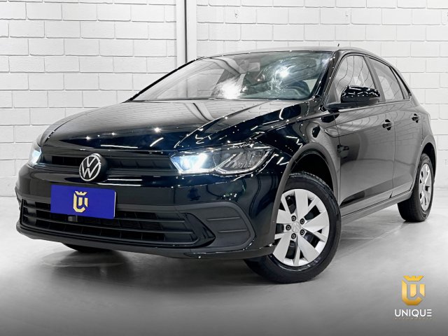 Volkswagen Polo 1.0 MPI MANUAL 2023/2024 preto à venda na Unique Automóveis em Indaiatuba — foto 2