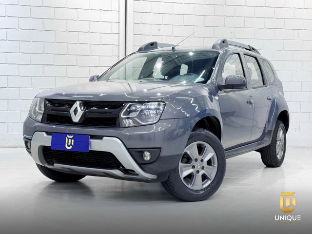 Renault Duster 1.6 16V SCE FLEX DYNAMIQUE X-TRONIC 2017/2018 cinza à venda na Unique Automóveis em Indaiatuba — foto 2