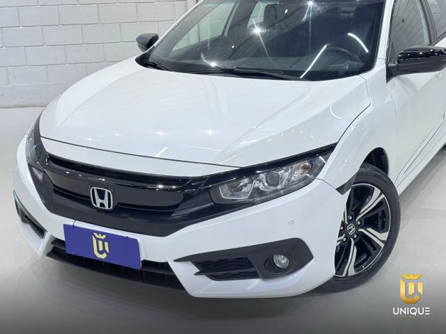 Honda Civic 2.0 16V FLEXONE EXL 4P CVT 2018 branco à venda na Unique Automóveis em Indaiatuba — foto 3