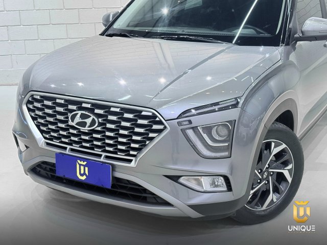 Hyundai Creta 1.0 TGDI FLEX LIMITED AUTOMÁTICO 2022/2023 cinza à venda na Unique Automóveis em Indaiatuba — foto 3
