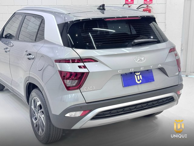 Hyundai Creta 1.0 TGDI FLEX LIMITED AUTOMÁTICO 2022/2023 cinza à venda na Unique Automóveis em Indaiatuba — foto 6