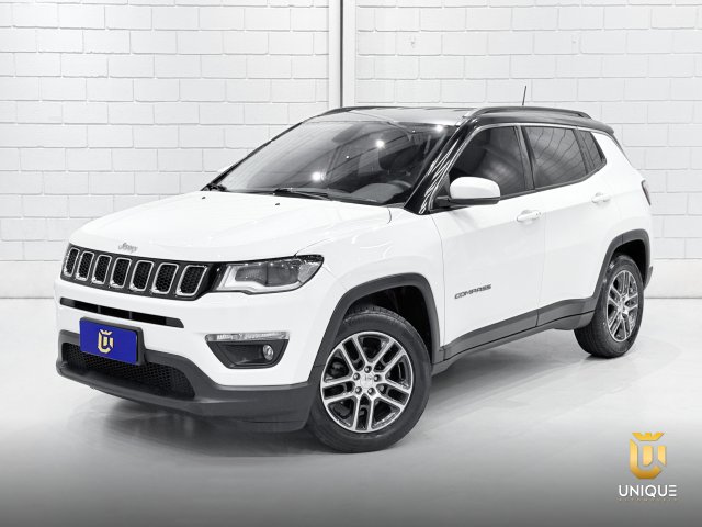 Jeep Compass Sport 2020 branco à venda na Unique Automóveis em Indaiatuba