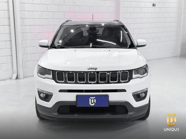 Jeep Compass 2.0 16V FLEX SPORT AUTOMÁTICO 2019/2020 branco à venda na Unique Automóveis em Indaiatuba — foto 4