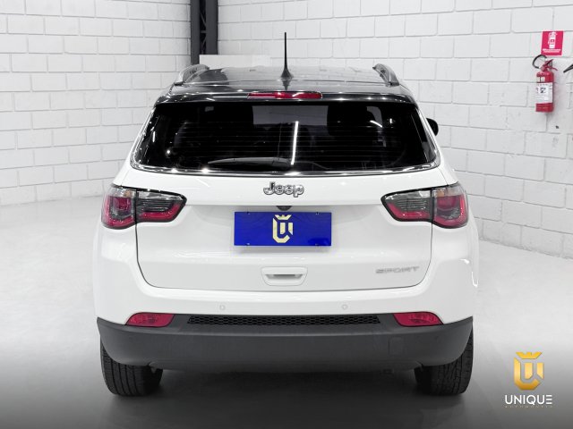 Jeep Compass 2.0 16V FLEX SPORT AUTOMÁTICO 2019/2020 branco à venda na Unique Automóveis em Indaiatuba — foto 5