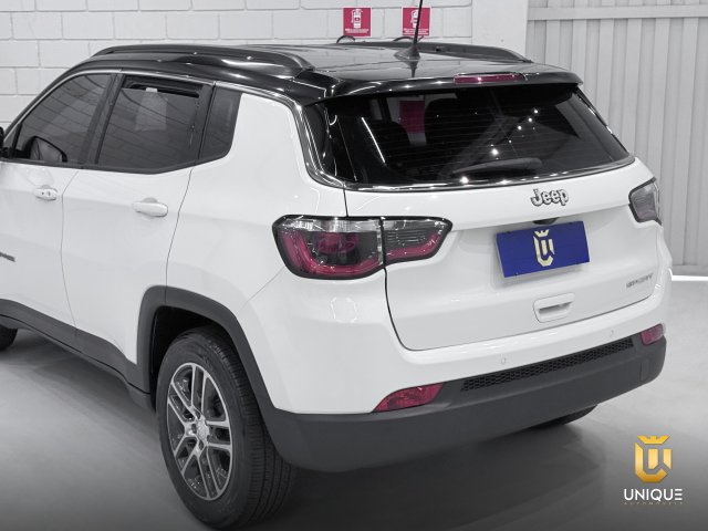 Jeep Compass 2.0 16V FLEX SPORT AUTOMÁTICO 2019/2020 branco à venda na Unique Automóveis em Indaiatuba — foto 6