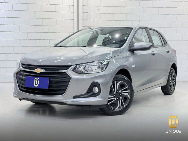 Chevrolet Onix 1.0 FLEX LT MANUAL 2024/2025 cinza à venda na Unique Automóveis em Indaiatuba — foto 2