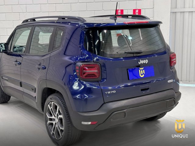 Jeep Renegade 1.3 T270 TURBO FLEX LONGITUDE AT6 2022/2023 azul à venda na Unique Automóveis em Indaiatuba — foto 6