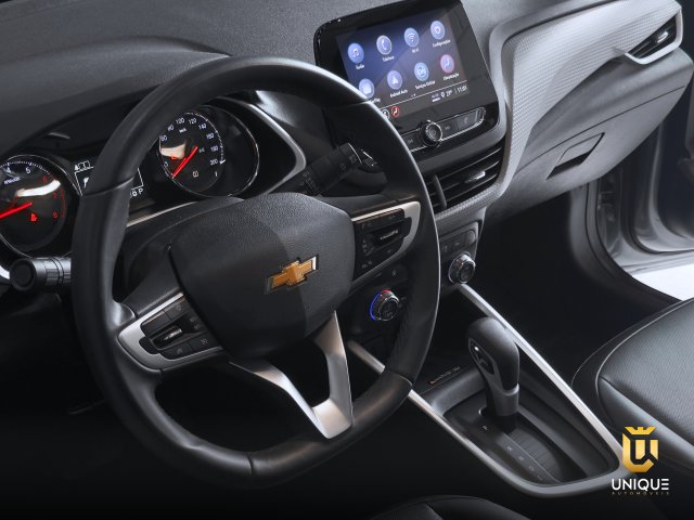 Chevrolet Onix 1.0 TURBO FLEX PREMIER AUTOMÁTICO 2024/2025 cinza à venda na Unique Automóveis em Indaiatuba — foto 13