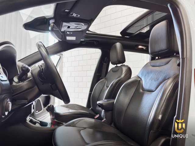 Jeep Compass 2.0 16V DIESEL LIMITED 4X4 AUTOMÁTICO 2019 branco à venda na Unique Automóveis em Indaiatuba — foto 10