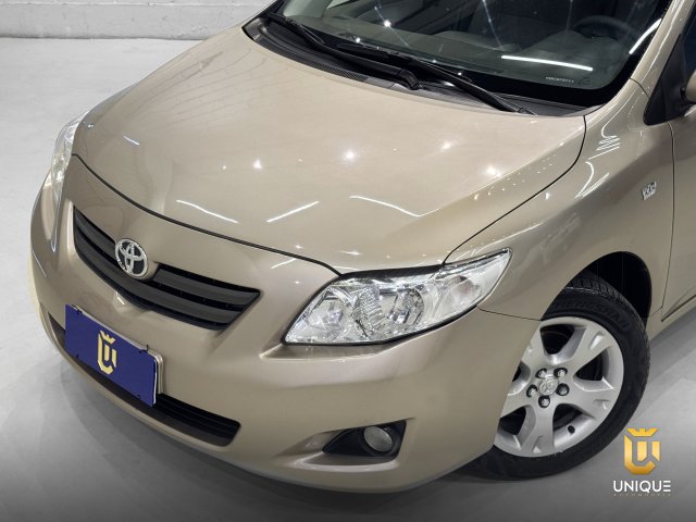 Toyota Corolla 1.8 XEI 16V FLEX 4P AUTOMÁTICO 2008/2009 bege à venda na Unique Automóveis em Indaiatuba — foto 3