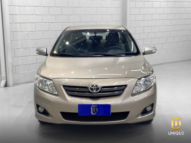 Toyota Corolla 1.8 XEI 16V FLEX 4P AUTOMÁTICO 2008/2009 bege à venda na Unique Automóveis em Indaiatuba — foto 4