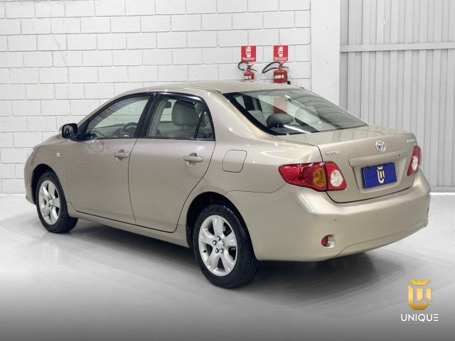 Toyota Corolla 1.8 XEI 16V FLEX 4P AUTOMÁTICO 2008/2009 bege à venda na Unique Automóveis em Indaiatuba — foto 6