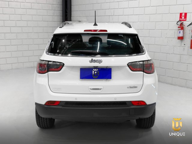 Jeep Compass 2.0 16V FLEX LONGITUDE AUTOMÁTICO 2019 branco à venda na Unique Automóveis em Indaiatuba — foto 5