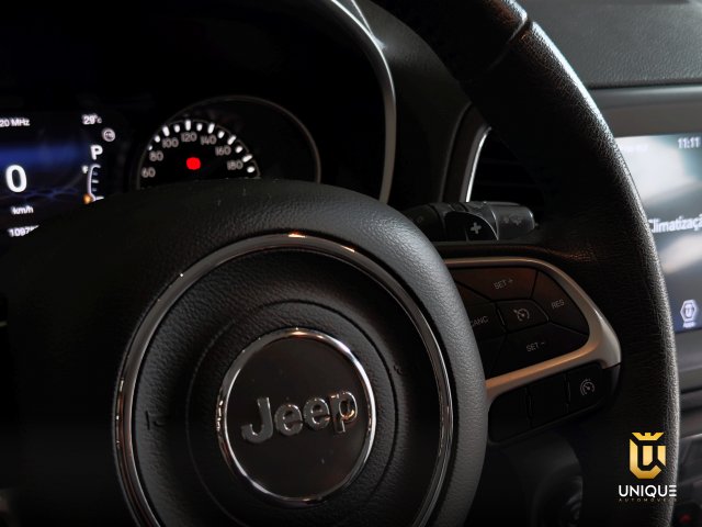 Jeep Compass 2.0 16V FLEX LONGITUDE AUTOMÁTICO 2019 branco à venda na Unique Automóveis em Indaiatuba — foto 14