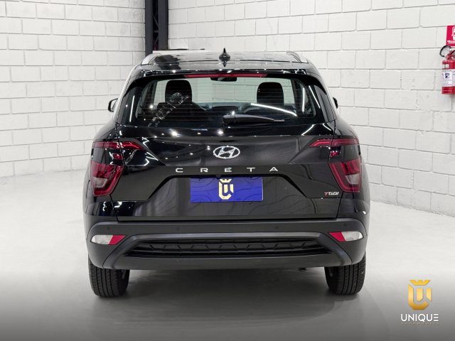 Hyundai Creta 1.0 TGDI FLEX COMFORT AUTOMÁTICO 2024 preto à venda na Unique Automóveis em Indaiatuba — foto 5