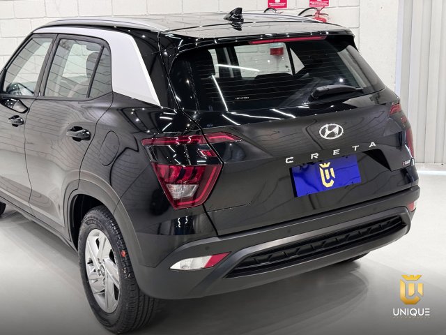 Hyundai Creta 1.0 TGDI FLEX COMFORT AUTOMÁTICO 2024 preto à venda na Unique Automóveis em Indaiatuba — foto 6