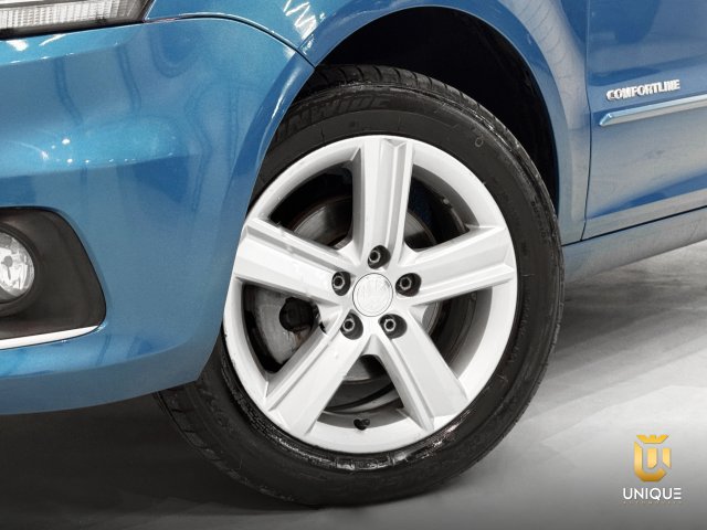 Volkswagen Fox 1.6 MSI COMFORTLINE 8V FLEX 4P MANUAL 2014/2015 azul à venda na Unique Automóveis em Indaiatuba — foto 7
