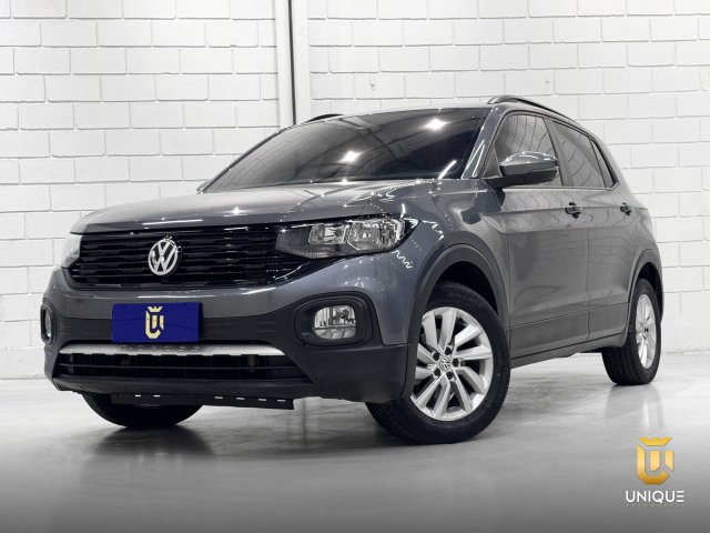 Volkswagen T-cross 1.0 200 TSI TOTAL FLEX AUTOMÁTICO 2020/2021 cinza à venda na Unique Automóveis em Indaiatuba — foto 2
