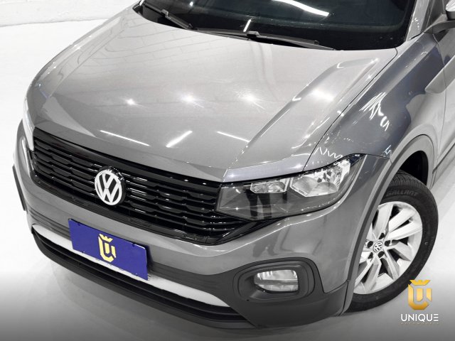 Volkswagen T-cross 1.0 200 TSI TOTAL FLEX AUTOMÁTICO 2020/2021 cinza à venda na Unique Automóveis em Indaiatuba — foto 3