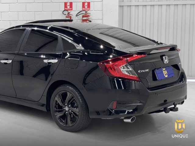 Honda Civic 1.5 16V TURBO GASOLINA TOURING 4P CVT 2017 preto à venda na Unique Automóveis em Indaiatuba — foto 4