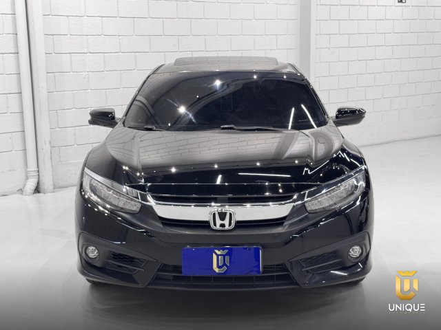 Honda Civic 1.5 16V TURBO GASOLINA TOURING 4P CVT 2017 preto à venda na Unique Automóveis em Indaiatuba — foto 5
