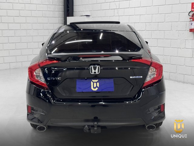 Honda Civic 1.5 16V TURBO GASOLINA TOURING 4P CVT 2017 preto à venda na Unique Automóveis em Indaiatuba — foto 6