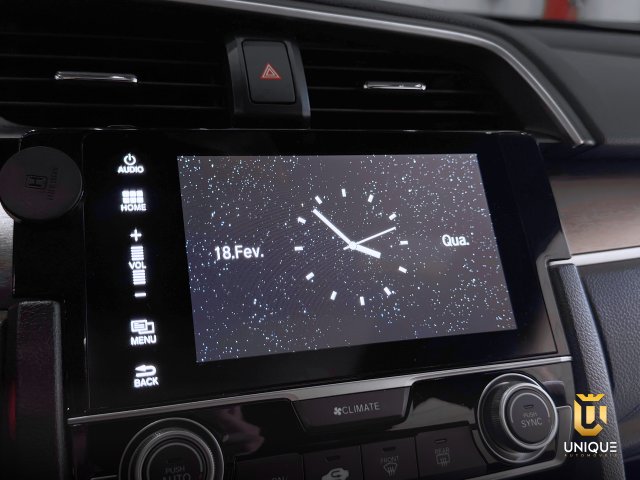 Honda Civic 1.5 16V TURBO GASOLINA TOURING 4P CVT 2017 preto à venda na Unique Automóveis em Indaiatuba — foto 13