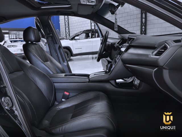 Honda Civic 1.5 16V TURBO GASOLINA TOURING 4P CVT 2017 preto à venda na Unique Automóveis em Indaiatuba — foto 17