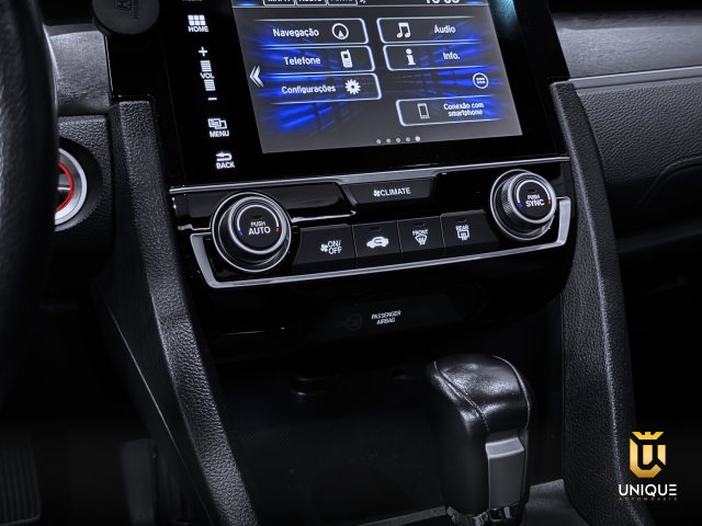 Honda Civic 1.5 16V TURBO GASOLINA TOURING 4P CVT 2017 preto à venda na Unique Automóveis em Indaiatuba — foto 21