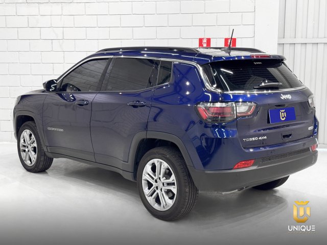 Jeep Compass 2.0 TD350 TURBO DIESEL LONGITUDE AT9 2022 azul à venda na Unique Automóveis em Indaiatuba — foto 6