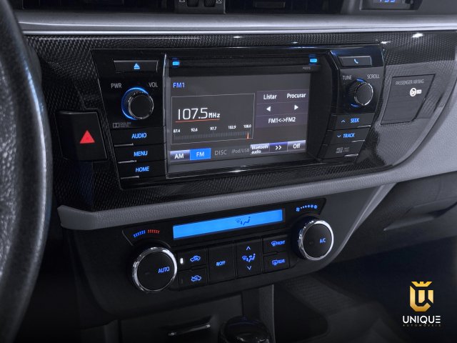 Toyota Corolla 2.0 ALTIS 16V FLEX 4P AUTOMÁTICO 2015/2016 preto à venda na Unique Automóveis em Indaiatuba — foto 15