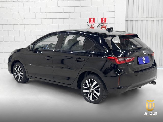 Honda City 1.5 I-VTEC FLEX HATCH EXL CVT 2022/2023 preto à venda na Unique Automóveis em Indaiatuba — foto 6