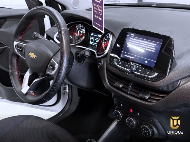 Chevrolet Onix 1.0 TURBO FLEX LT MANUAL 2019/2020 branco à venda na Unique Automóveis em Indaiatuba — foto 19