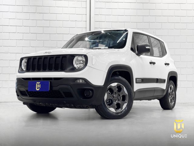 Jeep Renegade 1.8 16V FLEX 4P AUTOMATICO 2019/2020 branco à venda na Unique Automóveis em Indaiatuba — foto 2