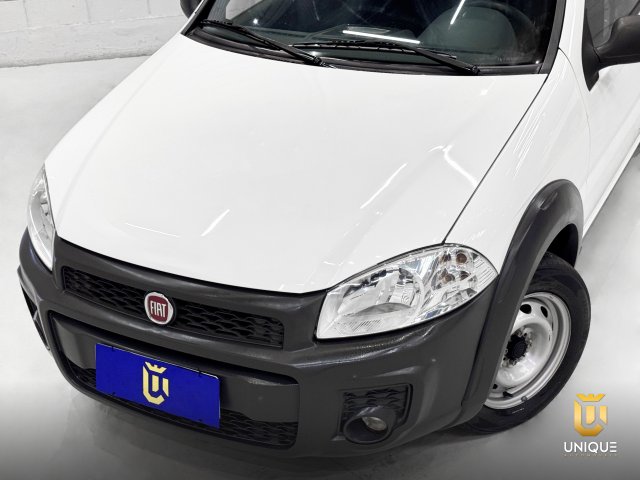 Fiat Strada 1.4 MPI HARD WORKING CS 8V FLEX 2P MANUAL 2019/2020 branco à venda na Unique Automóveis em Indaiatuba — foto 3