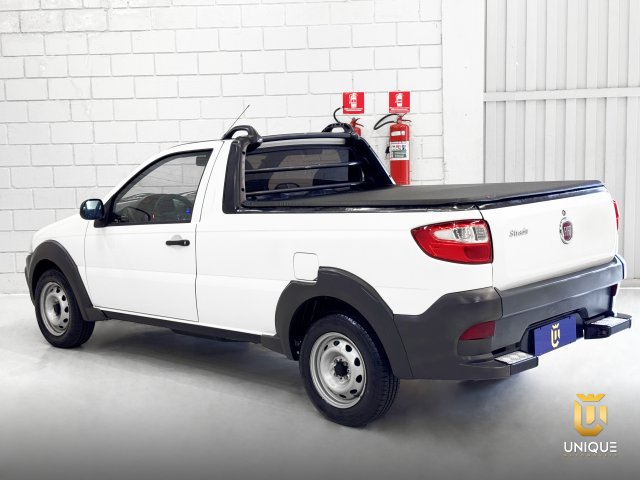 Fiat Strada 1.4 MPI HARD WORKING CS 8V FLEX 2P MANUAL 2019/2020 branco à venda na Unique Automóveis em Indaiatuba — foto 6