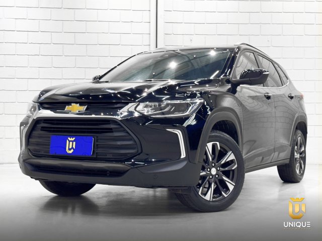 Chevrolet Tracker 1.0 TURBO FLEX PREMIER AUTOMÁTICO 2022/2023 preto à venda na Unique Automóveis em Indaiatuba — foto 2