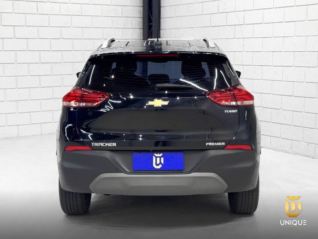 Chevrolet Tracker 1.0 TURBO FLEX PREMIER AUTOMÁTICO 2022/2023 preto à venda na Unique Automóveis em Indaiatuba — foto 5