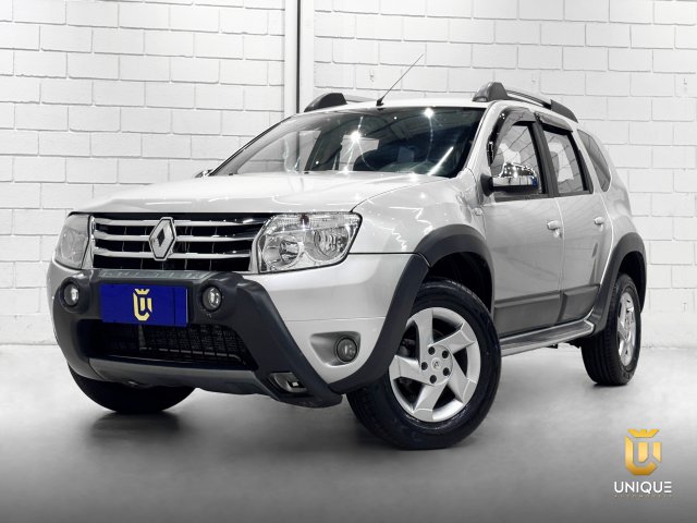 Renault Duster 1.6 DYNAMIQUE 4X2 16V FLEX 4P MANUAL 2013/2014 prata à venda na Unique Automóveis em Indaiatuba — foto 2
