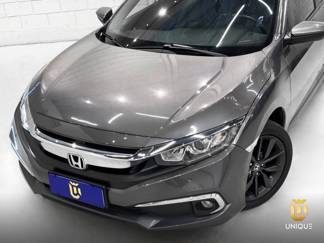 Honda City 2.0 EXL 16V FLEX 4P AUTOMÁTICO 2020 cinza à venda na Unique Automóveis em Indaiatuba — foto 3
