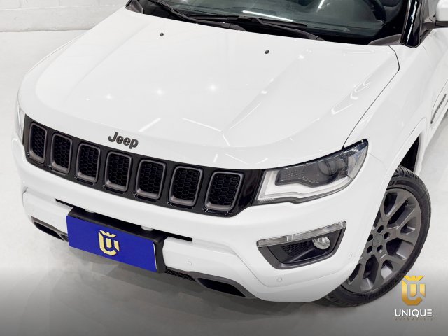 Jeep Compass 2.0 16V DIESEL LIMITED 4X4 AUTOMÁTICO 2020/2021 branco à venda na Unique Automóveis em Indaiatuba — foto 3