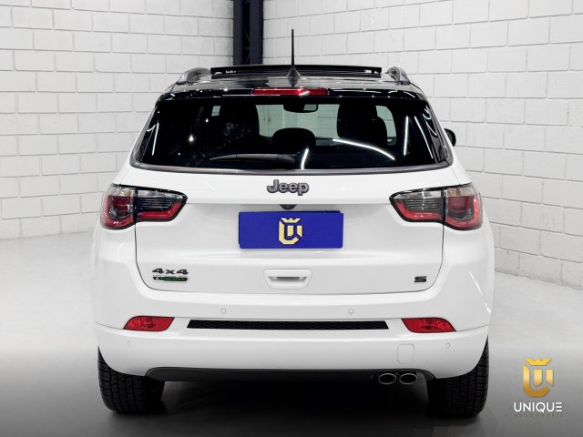 Jeep Compass 2.0 16V DIESEL LIMITED 4X4 AUTOMÁTICO 2020/2021 branco à venda na Unique Automóveis em Indaiatuba — foto 5