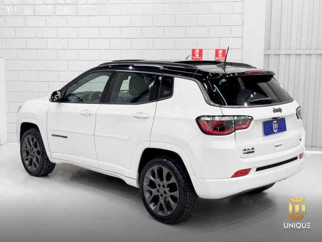 Jeep Compass 2.0 16V DIESEL LIMITED 4X4 AUTOMÁTICO 2020/2021 branco à venda na Unique Automóveis em Indaiatuba — foto 6