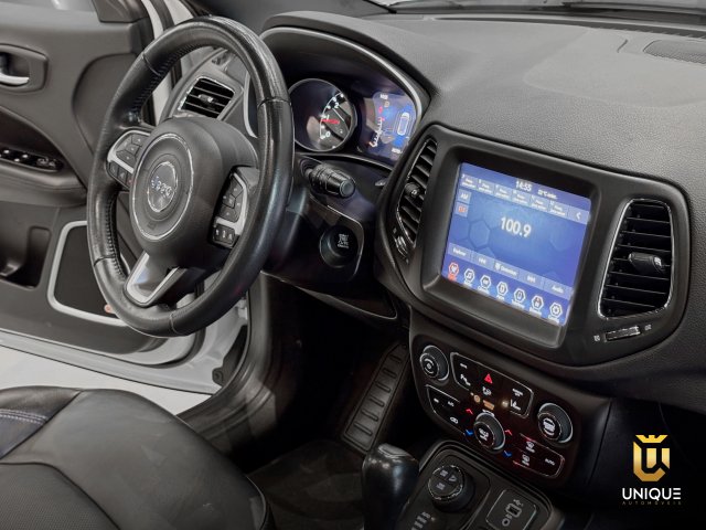 Jeep Compass 2.0 16V DIESEL LIMITED 4X4 AUTOMÁTICO 2020/2021 branco à venda na Unique Automóveis em Indaiatuba — foto 19