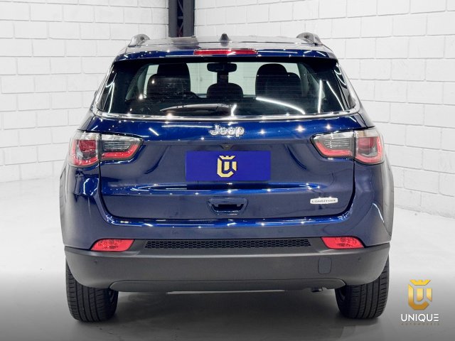 Jeep Compass 2.0 16V FLEX LONGITUDE AUTOMÁTICO 2020/2021 azul à venda na Unique Automóveis em Indaiatuba — foto 5