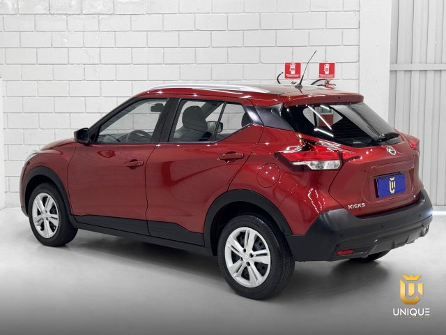 Nissan Kicks 1.6 16V FLEXSTART S DIRECT 4P XTRONIC 2019 vermelho à venda na Unique Automóveis em Indaiatuba — foto 6