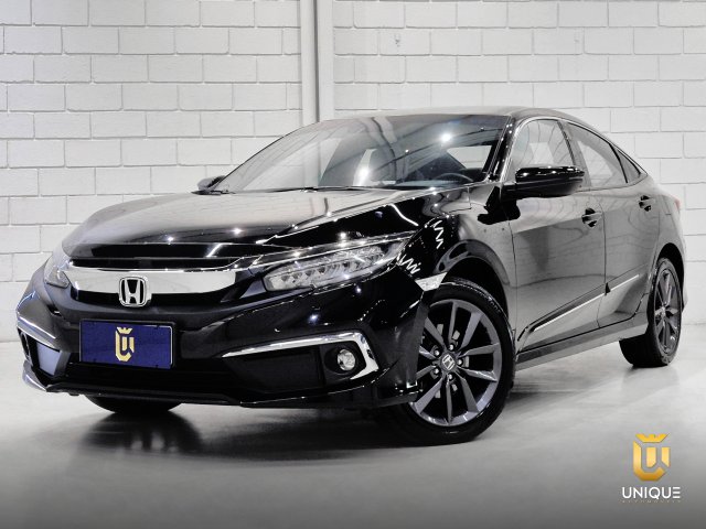 Honda Civic 2.0 16V FLEXONE EXL 4P CVT 2021 preto à venda na Unique Automóveis em Indaiatuba — foto 2